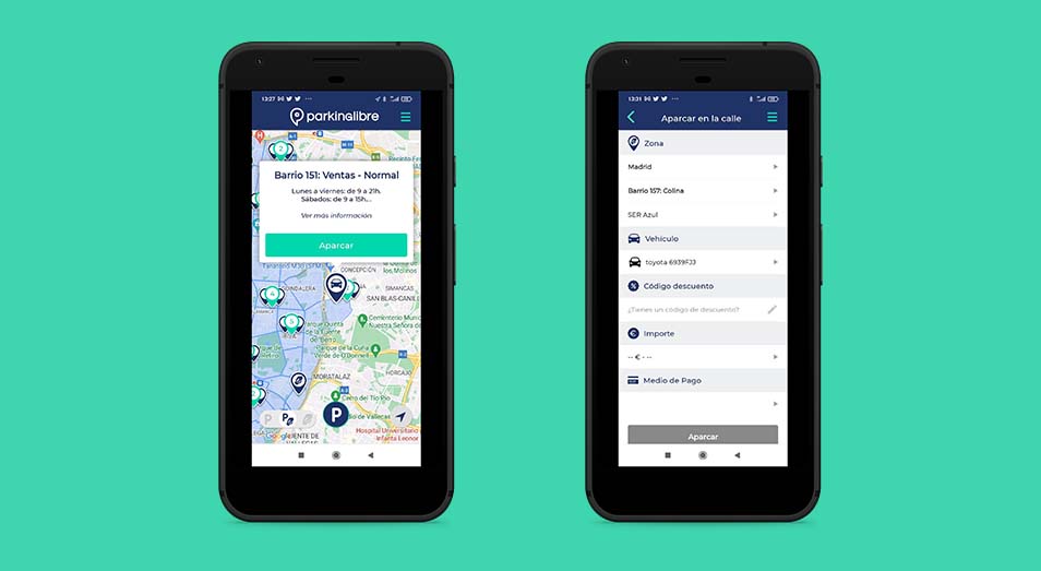 Aparca en Ventas y Colina con ParkingLibre